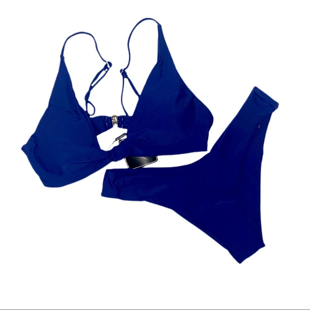 Zaful Navy Blue Bikini NWT